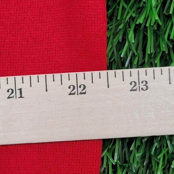 Vintage 90s Tultex Sweatshirt L/XL 22x26 Red - Picture 8 of 11